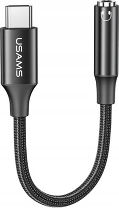 Изображение Adapter USB Usams Kabel adapter Usams AU16 USB-C/Jack 3,5mm czarny