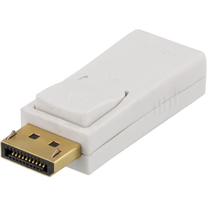 Attēls no Adapteris DELTACO DP-HDMI31 DisplayPort-HDMI,baltas