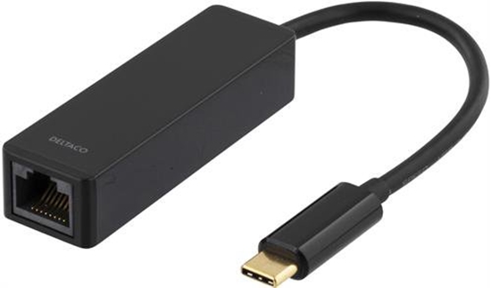 Picture of Adapteris DELTACO USB 3.1 - RJ45  / USBC-GIGA