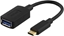 Attēls no Adapteris DELTACO USB 3.1 "C-A", juodas  / USBC-1204