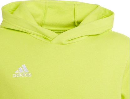 Attēls no Adidas Bluza dla dzieci adidas Entrada 22 Hoody limonkowa HC5069 : Rozmiar - 128cm