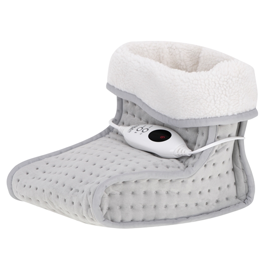 Picture of Adler | Feet warmer with LCD controller | AD 7432 | Number of heating levels 4 | Number of persons 1 | Washable | Remote control | Outer fabric: soft plush & sponge. Inner fabric: removable synthetic wool lining | 140 W | Grey