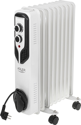 Attēls no Adler | Oil-Filled Radiator | AD 7816 | Oil Filled Radiator | 2000 W | Number of power levels 3 | White