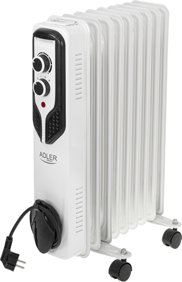 Picture of Adler | Oil-Filled Radiator | AD 7816 | Oil Filled Radiator | 2000 W | Number of power levels 3 | White