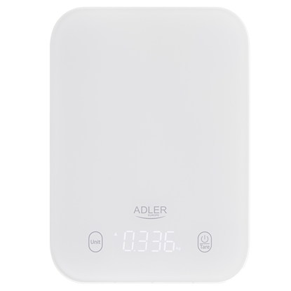 Attēls no Adler Kitchen Scale | AD 3181w | Graduation 1 g | Display type LED | White