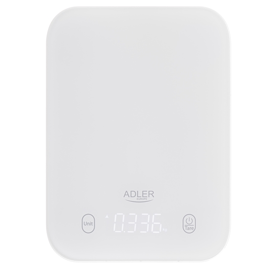 Picture of Adler Kitchen Scale | AD 3181w | Graduation 1 g | Display type LED | White