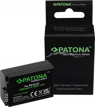 Attēls no Akumulator Patona PATONA 1349 bateria do aparatu/kamery Litowo-jonowa (Li-Ion) 1280 mAh