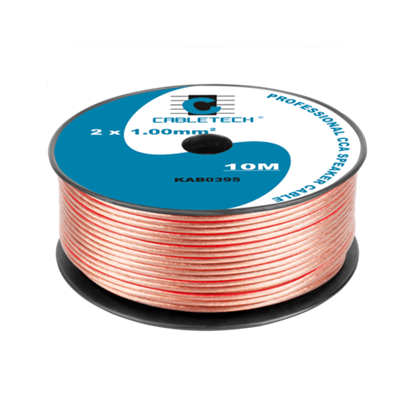 Attēls no Akustiskais kabelis, CCA, 2x1.00 mm², 10 m