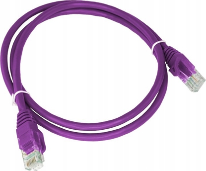 Picture of Alantec Patch-cord ALANTEC kat.6A U/UTP fioletowy 0,5m LSOH