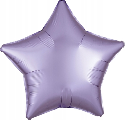 Attēls no AMSCAN Balon foliowy Lustre Pastel lilac gwiazda 48cm 9914124