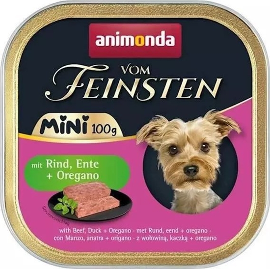 Picture of Animonda Animonda vom Feinsten Karma Dla Psa Mini Wół Kaczka 100g