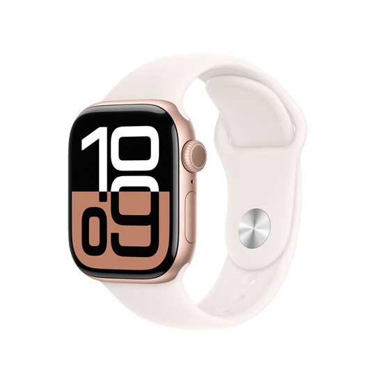 Picture of Apple Watch Series 10 Smart Watch 46 mm / GPS / Cellular / Rose Gold Aluminium / Light Blush Sport Band / S-M