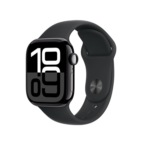 Picture of Apple Watch | Series 10 (GPS) | Smart watch | 100% recycled aluminium | 42 mm | Black | Apple Pay | Water-resistant | Dust-resistant