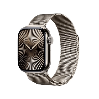 Attēls no Apple Watch | Series 10 (GPS + Cellular) | Smart watch | 95% recycled titanium | 42 mm | Grey | Apple Pay | 4G | Water-resistant | Dust-resistant