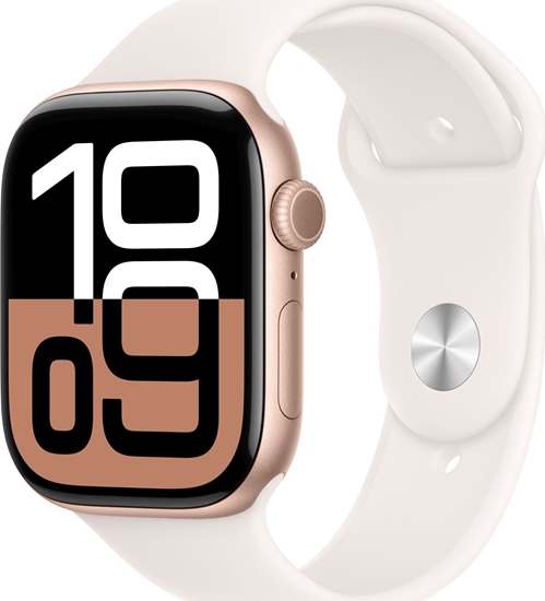 Picture of Apple Watch 10 42mm GPS Alu Sport M/L Rose Gold/Light Blush