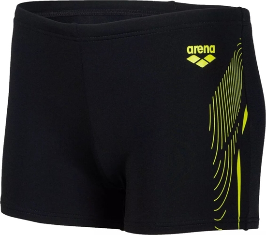 Picture of Arena Dziecięce bokserki kąpielowe Arena BOY'S SWIM SHORT GRAPHIC black-soft green rozmiar 152