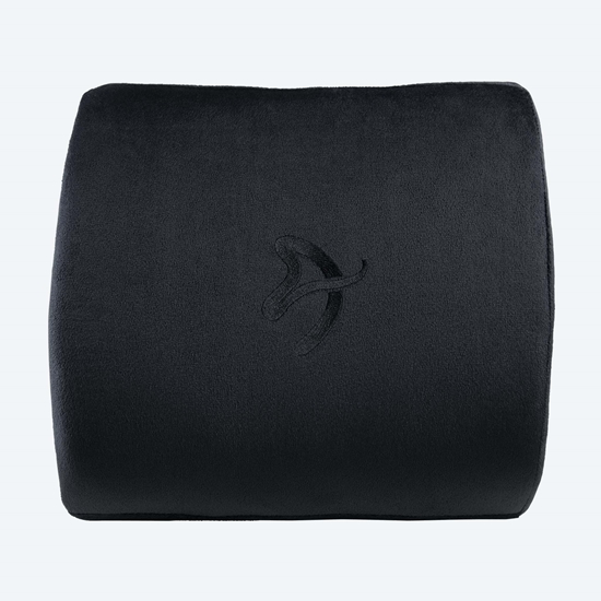 Picture of Arozzi Velvet polyester | Lumbar Support Pillow | Black