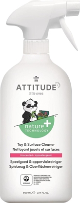 Attēls no Attitude Attitude, Płyn do mycia zabawek i powierzchni w pokoju dziecka Bezzapachowy (fragrance free), 800 ml