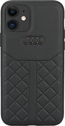 Изображение Audi Audi Genuine Leather iPhone 11 / Xr 6.1" czarny/black hardcase AU-TPUPCIP11R-Q8/D1-BK