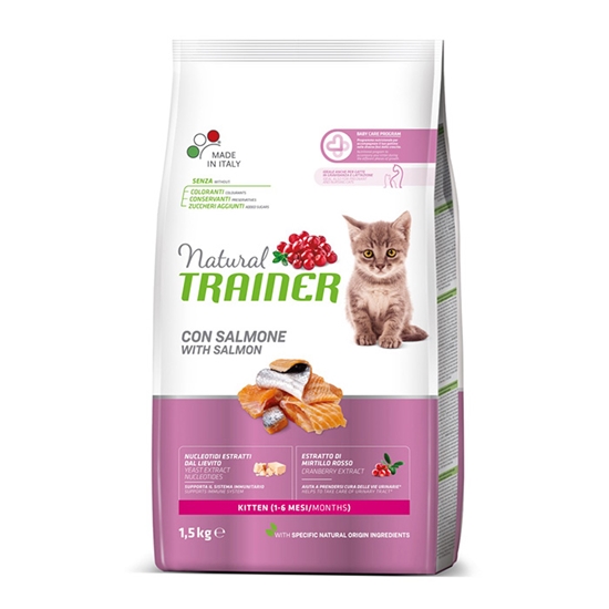 Изображение Barība kaķēniem Trainer lasis 1.5kg