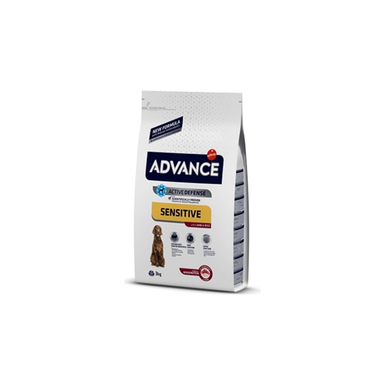 Изображение Barība suņiem Advance dog Sensitive jērs, rīsi 3kg