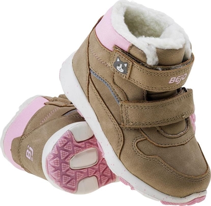 Attēls no Bejo BUTY WYSOKIE ELADIO KIDS G BEIGE/PINK/REFLECTIVE 25