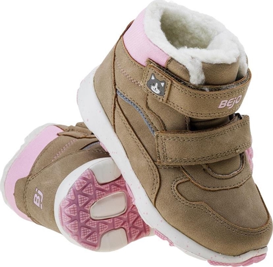 Изображение Bejo BUTY WYSOKIE ELADIO KIDS G BEIGE/PINK/REFLECTIVE 25