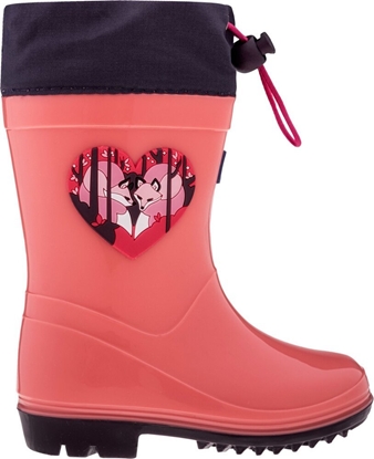 Изображение Bejo Dziecięce kalosze Bejo Kai Wellies Kids salmon rose/winter bloom rozmiar 27