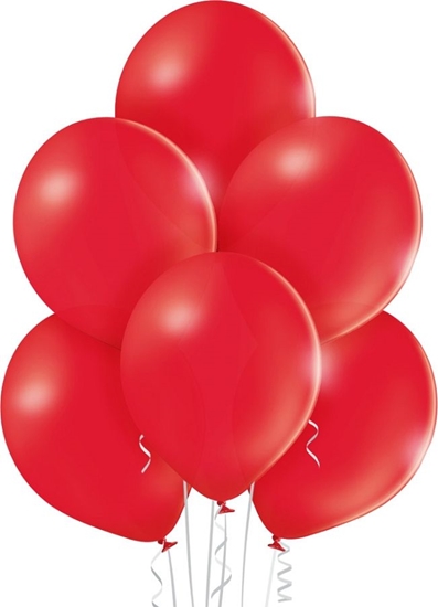 Picture of Belball Balony pastelowe Czerwone, B105, 30 cm, 100 szt.