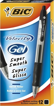 Picture of Bic Pióro żelowe Velocity Gel czarny (12szt) BIC