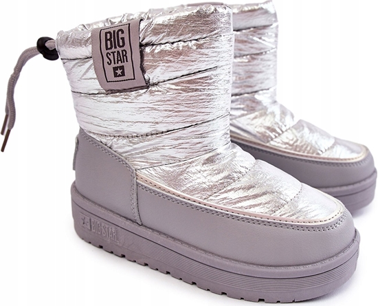 Picture of Big Star Big Star Kid's Shoes KK374218 Srebrne 34