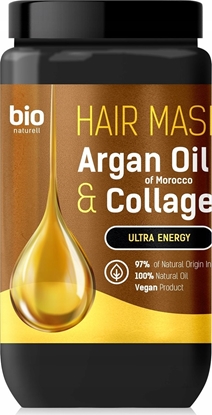 Attēls no BIO NATURELL_Hair Mask Ultra Energy maska do włosów Argan Oil & Colagen 946ml