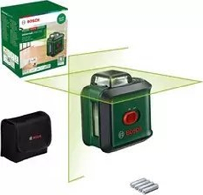 Изображение Bosch Bosch cross line laser UniversalLevel 360 (green/black, green laser lines, range 24 meters)