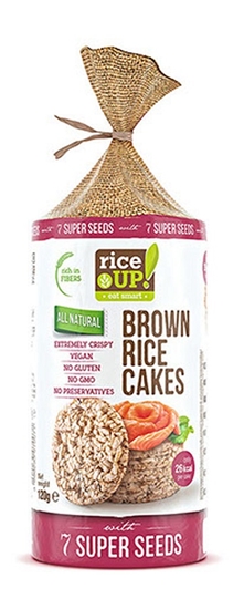 Picture of Brūno rīsu galetes RICE UP ar 7 super sēklām, 120g