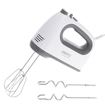 Attēls no Camry | Hand mixer | CR 4220w | Hand Mixer | 300 W | Number of speeds 5 | Turbo mode | White