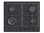 Attēls no Candy Hob | CHG6BFB4WB | Gas | Number of burners/cooking zones 4 | Knobs | Black