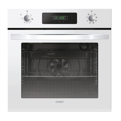 Attēls no Candy Oven | FIDC B625 L | 70 L | Electric | Aquaactiva | Mechanical and digital timer | Height 59.5 cm | Width 59.5 cm | White