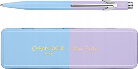 Picture of Caran d`Arche Długopis CARAN D'ACHE 849 Paul Smith Edycja 4, M, w pudełku, Sky Blue/Lavender