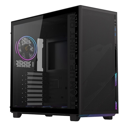 Attēls no Case|GIGABYTE|AORUS C400 GLASS|MidiTower|Case product features Transparent panel|ATX|MicroATX|MiniITX|Colour Black|GB-AC400G