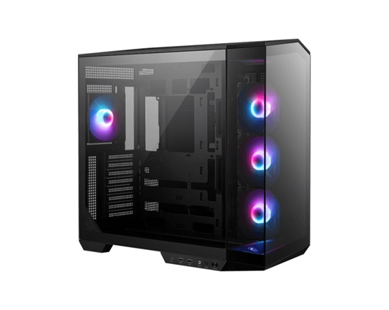 Picture of Case|MSI|MAG PANO 100R PZ|MidiTower|Case product features Transparent panel|ATX|MicroATX|MiniITX|Colour Black|MAGPANO100RPZ