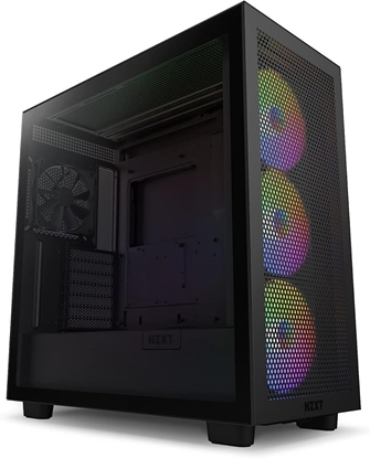 Изображение Case|NZXT|H7 Flow RGB|MidiTower|ATX|EATX|MicroATX|MiniITX|Colour Black|CM-H72FB-R1