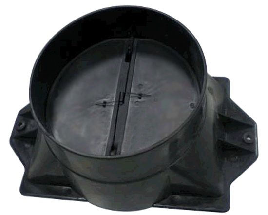 Picture of CATA | Hood accessory | Adaptor + Check Valve 02832004 | Adaptor + Check Valve | Quantity per pack 1 pc | for LEGEND/SYGMA/SELENE/GAMMA/GOYA/THALASSA/ATENEA/BIBLOS/GC DUAL | Black