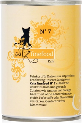 Picture of Catz Finefood N.07 Cielęcina puszka 400g