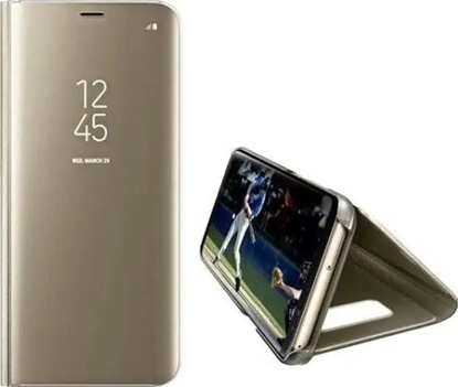 Изображение Clear View Etui Clear View Samsung S22 Ultra złoty/gold