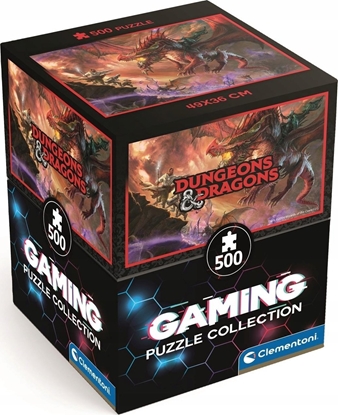 Picture of Clementoni CLE puzzle 500 Cubes Dungeons_Dragons 35561