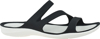 Attēls no Crocs Crocs Swiftwater - Klapki Damskie - 203998 BLACK/WHITE 36/37