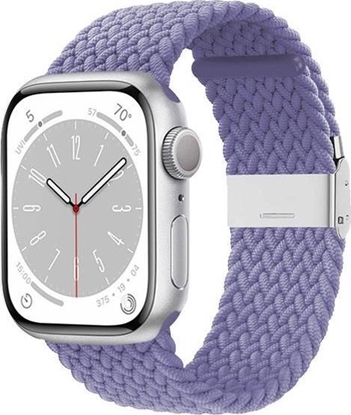 Attēls no Crong Crong Wave Band – Pleciony pasek do Apple Watch 38/40/41 mm (fioletowy)