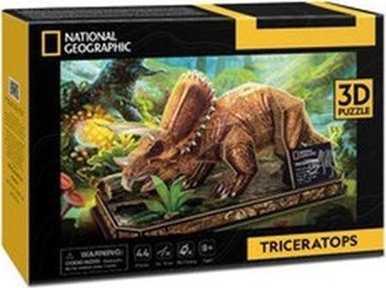 Picture of Cubic Fun PUZZLE 3D NATIONAL GEOGRAPHIC TRICERATOPS