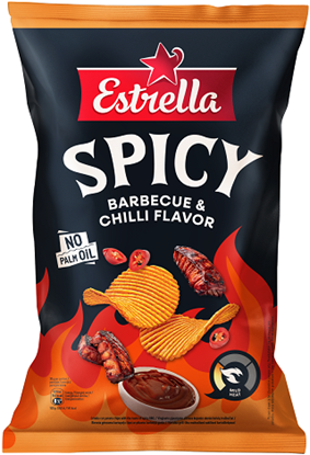 Attēls no Čipsi Estrella Spicy BBQ taste 115g