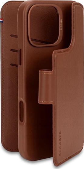 Picture of Decoded Decoded Leather Detachable Wallet - skórzana obudowa ochronna do iPhone 16 Pro Max kompatybilna z MagSafe (tan)